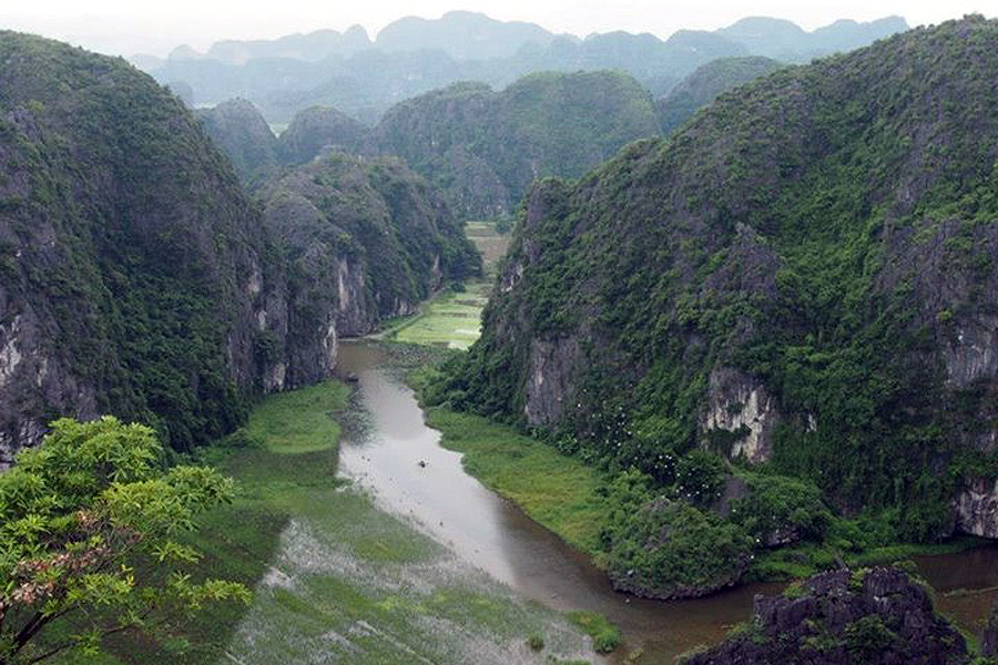 Vietnam - Tam Coc, la Baie d'Along Terrestre