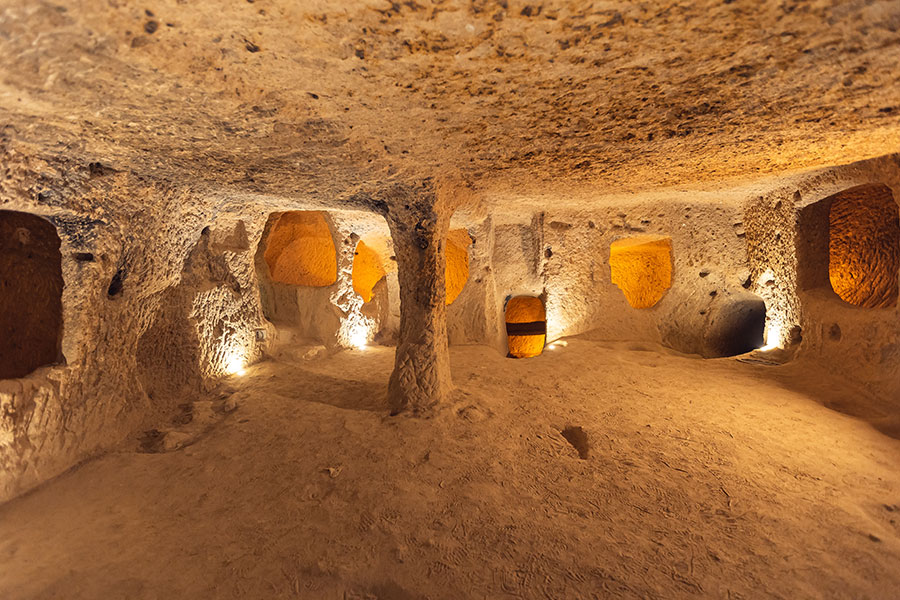 Turquie - Les Villes Souterraines de Cappadoce, Derinkuyu et Kaymakli