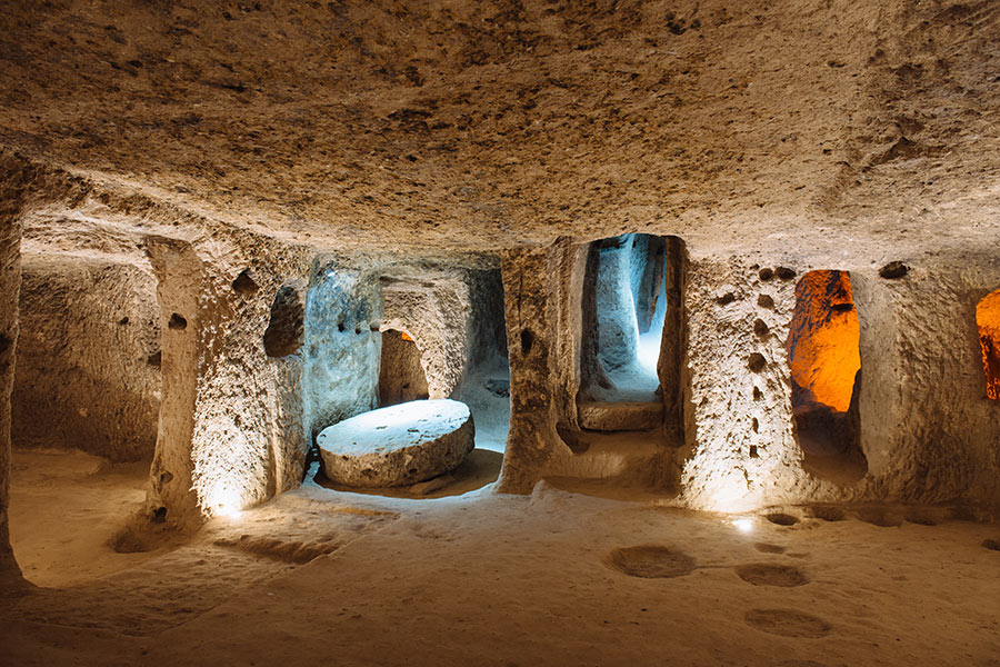 Turquie - Les Villes Souterraines de Cappadoce, Derinkuyu et Kaymakli