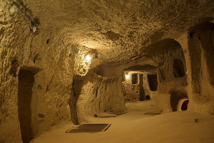 Turquie - Les Villes Souterraines de Cappadoce, Derinkuyu et Kaymakli