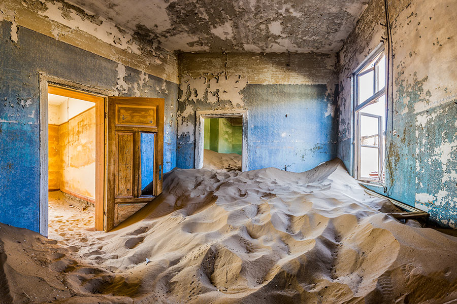 Namibie - Kolmanskop, la ville Fantôme Ensablée