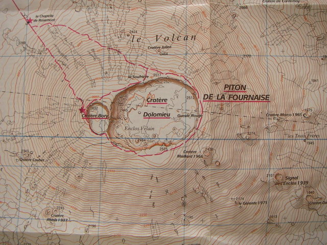 Ile de La Réunion - Les éruptions du Piton de la Fournaise