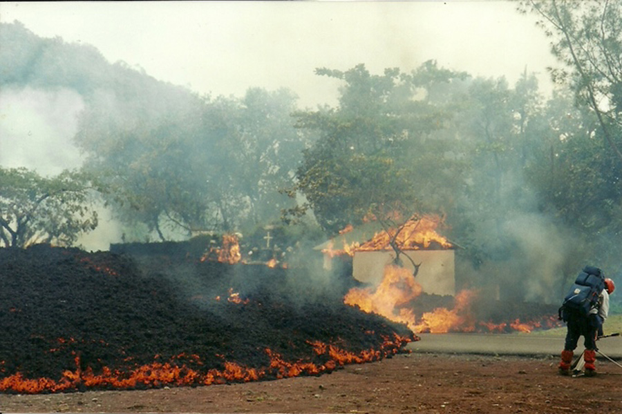 Ile de La Réunion - Les éruptions du Piton de la Fournaise