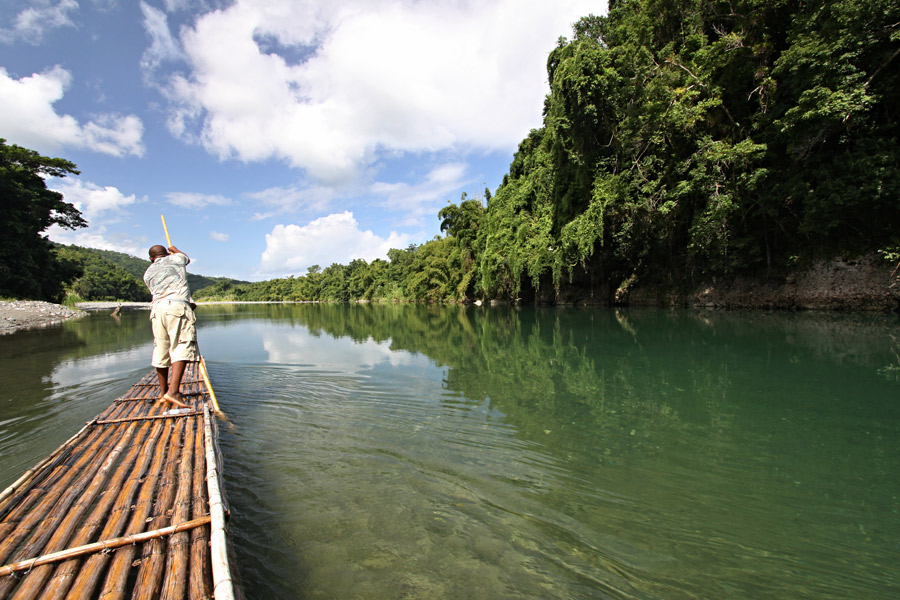 Jamaïque - La descente du Rio Grande en Bambou Rafting